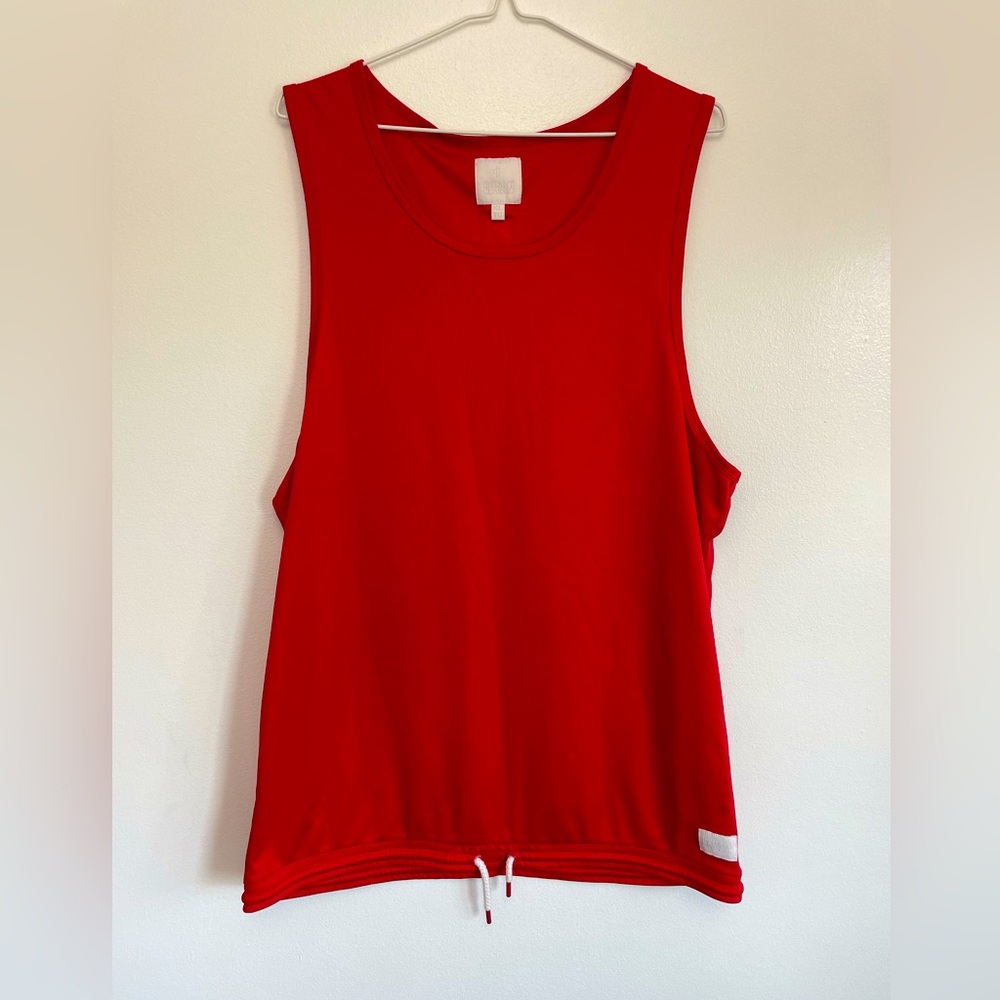 Instant Classic Men’s Red Jersey Tank Top - Size XL